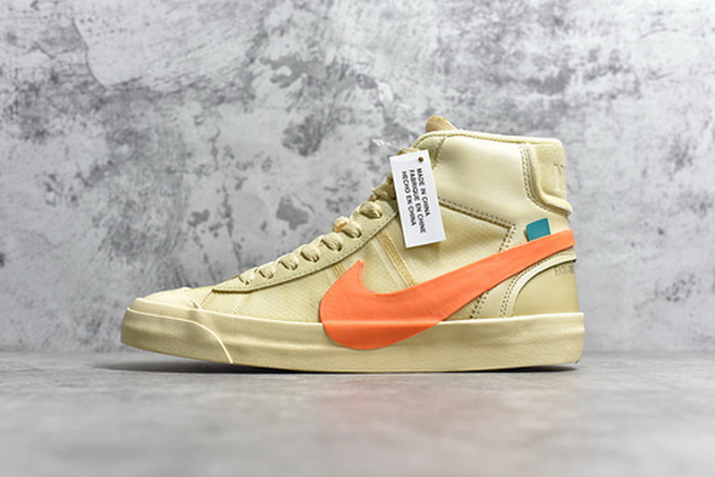 Authentic OFF-WHITE x Nike Blazer Mid All Hallows Eve GS